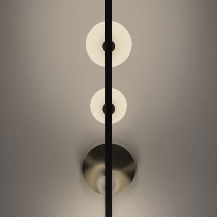 Ideal Lux - Светодиодная люстра на штанге BIRDS 5xG9/3W/230V черный/золотистый