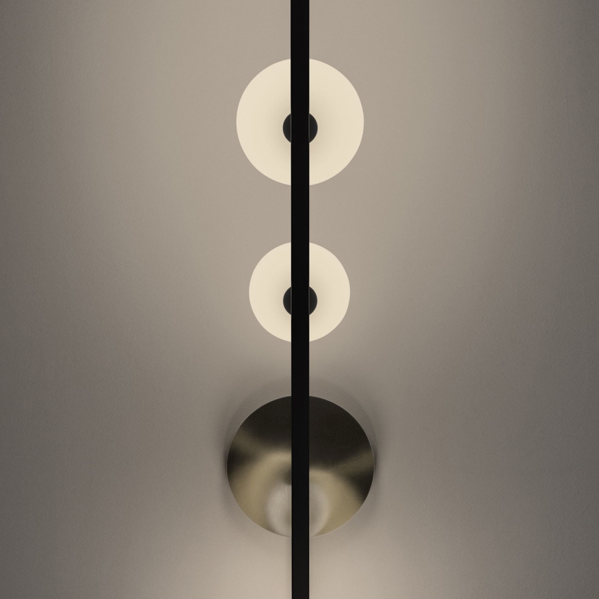 Ideal Lux - Светодиодная люстра на штанге BIRDS 5xG9/3W/230V черный/золотистый