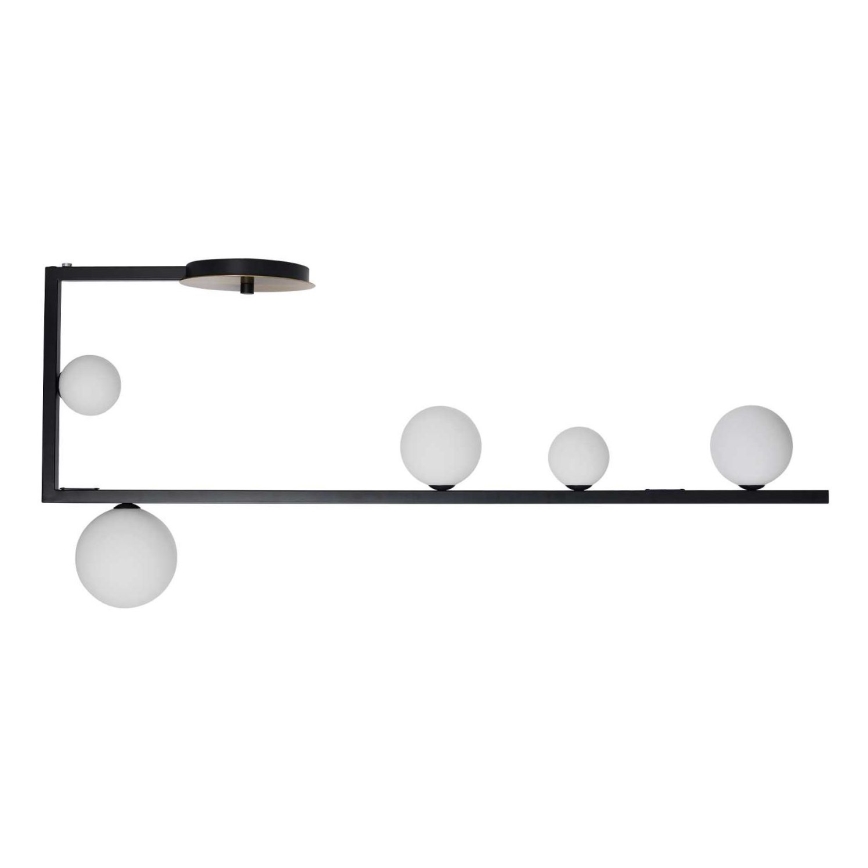 Ideal Lux - Светодиодная люстра на штанге BIRDS 5xG9/3W/230V черный/золотистый