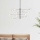 Ideal Lux - Светодиодная люстра на штанге EQUINOXE 12xG4/2W/230V диаметр 124 см блестящий хром/прозрачный