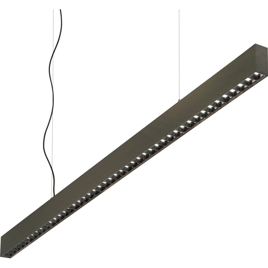 Ideal Lux - Светодиодная люстра на тросе OFFICE LED/30W/230V 3000K CRI 90 черная