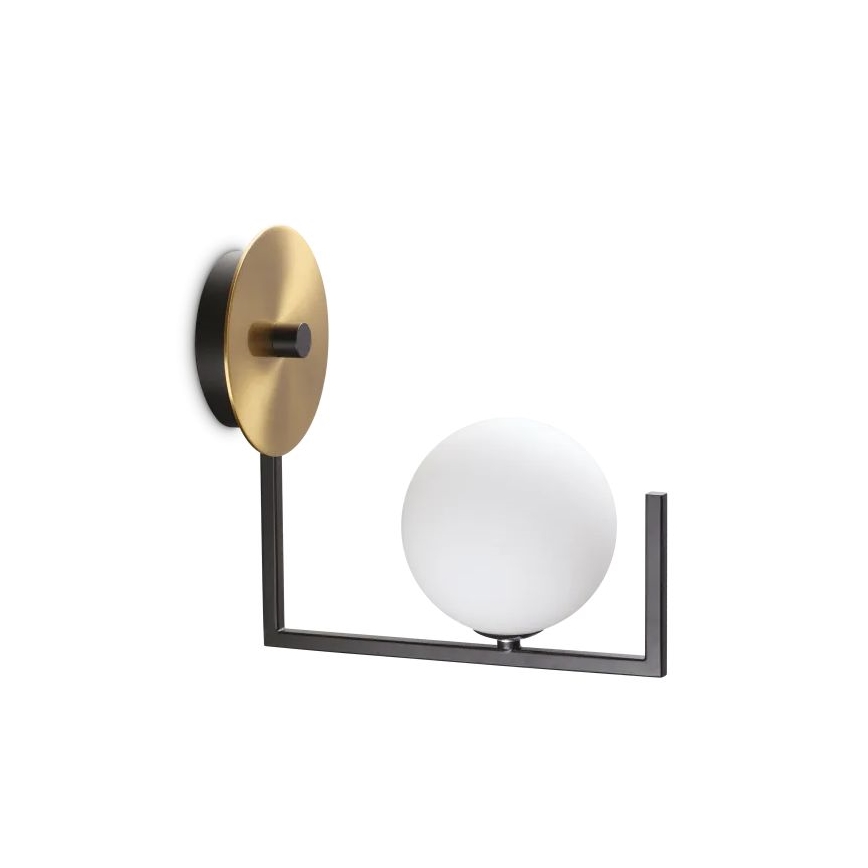 Ideal Lux - Светодиодная настенная лампа BIRDS 1xG9/3W/230V черный/золотистый