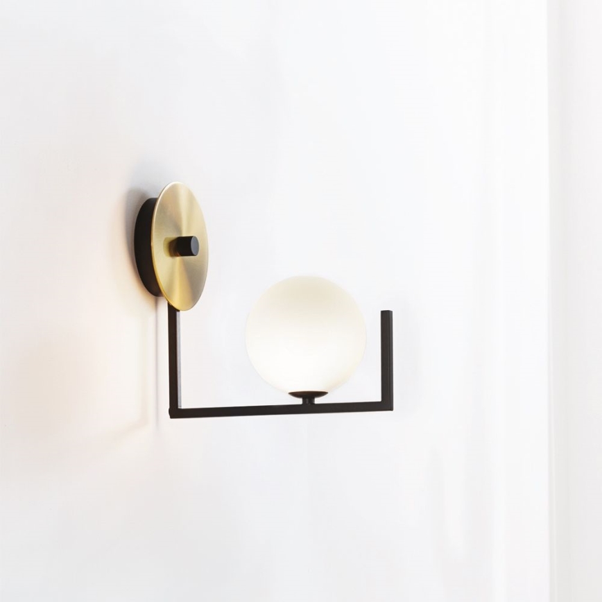 Ideal Lux - Светодиодная настенная лампа BIRDS 1xG9/3W/230V черный/золотистый