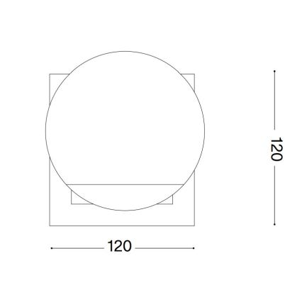 Ideal Lux - Светодиодная настольная лампа ANGOLO 1xG9/3W/230V латунь