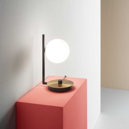 Ideal Lux - Светодиодная настольная лампа BIRDS 1xG9/3W/230V черный/золотистый