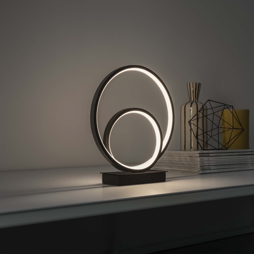 Ideal Lux - Светодиодная настольная лампа OZ LED/22W/230V CRI 90 черный