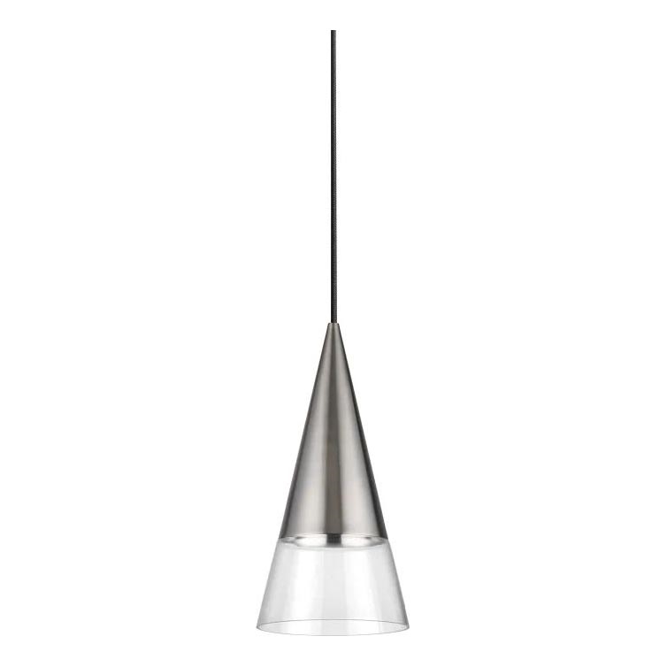 Ideal Lux - Светодиодная подвесная люстра CONO 1xGU10/7W/230V диаметр 15 см CRI 90 матовый хром