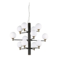 Ideal Lux - Светодиодная подвесная люстра COPERNICO 12xG9/3W/230V диаметр 71 см черный