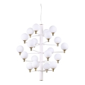 Ideal Lux - Светодиодная подвесная люстра COPERNICO 20xG9/3W/230V диаметр 86 см белый