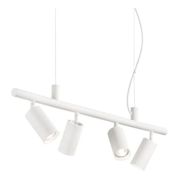 Ideal Lux - Светодиодная подвесная люстра DYNAMITE 4xGU10/7W/230V CRI 90 белый