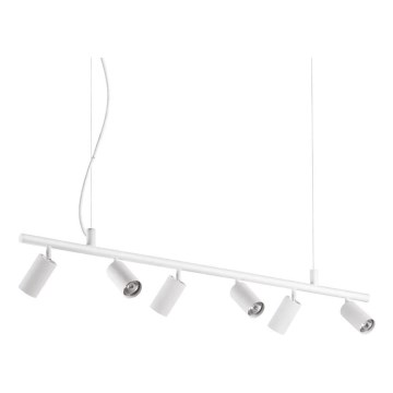 Ideal Lux - Светодиодная подвесная люстра DYNAMITE 6xGU10/7W/230V CRI 90 белый