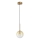Ideal Lux - Светодиодная подвесная люстра EQUINOXE 1xG4/2W/230V диаметр 15 см латунь/дымчатый