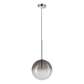 Ideal Lux - Светодиодная подвесная люстра EQUINOXE 1xG4/2W/230V диаметр 25 см блестящий хром/дымчатый