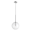 Ideal Lux - Светодиодная подвесная люстра EQUINOXE 1xG4/2W/230V диаметр 25 см блестящий хром/прозрачный