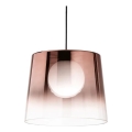 Ideal Lux - Светодиодная подвесная люстра FADE 1xG9/3W/230V диаметр 27,3 см медный/дымчатый