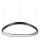 Ideal Lux - Светодиодная подвесная люстра GEMINI LED/48W/230V диаметр 61 см черный