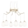Ideal Lux - Светодиодная подвесная люстра KAROUSEL 6xG9/3W/230V диаметр 72 см латунь