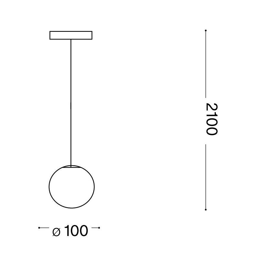 Ideal Lux - Светодиодная подвесная люстра MAPA 1xG9/3W/230V диаметр 10 см белый