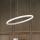 Ideal Lux - Светодиодная подвесная люстра MIRACLE LED/45W/230V диаметр 80 см CRI 90 матовый хром
