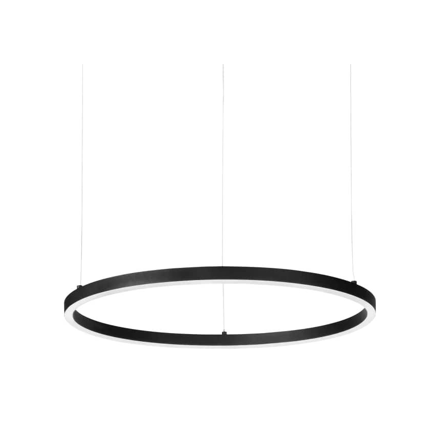 Ideal Lux - Светодиодная подвесная люстра с регулированием яркости ORACLE SLIM LED/29W/230V 3000K диаметр 50 см черный
