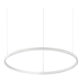 Ideal Lux - Светодиодная подвесная люстра ORACLE SLIM LED/38W/230V 3000K диаметр 70 см белый