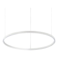 Ideal Lux - Светодиодная подвесная люстра ORACLE SLIM LED/38W/230V 4000K диаметр 70 см белый