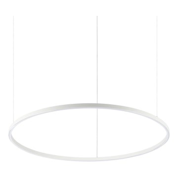 Ideal Lux - Светодиодная подвесная люстра ORACLE SLIM LED/55W/230V 4000K диаметр 90 см белый