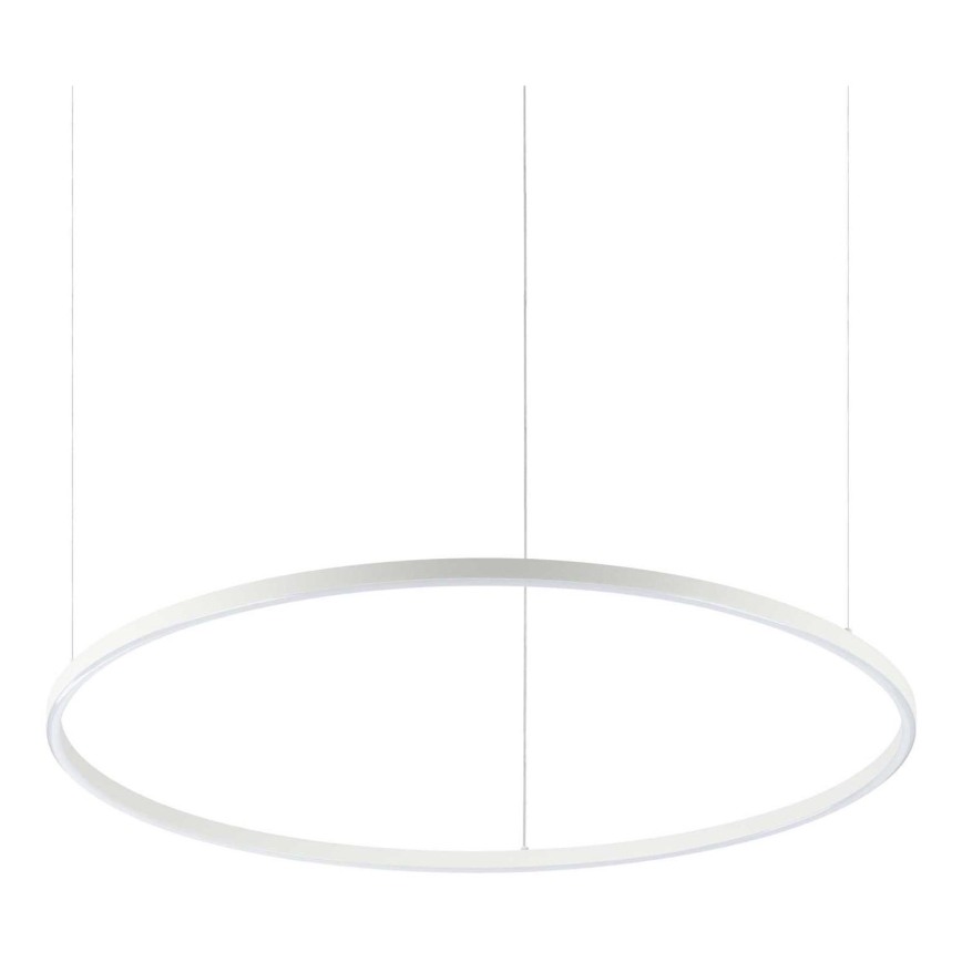 Ideal Lux - Светодиодная подвесная люстра ORACLE SLIM LED/55W/230V 4000K диаметр 90 см белый