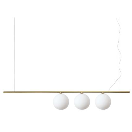 Ideal Lux - Светодиодная подвесная люстра PERLINE 3xG9/3W/230V золотистый