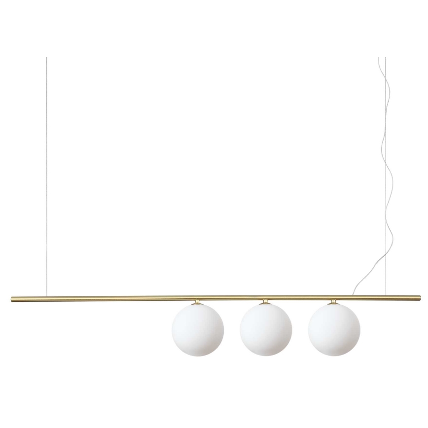 Ideal Lux - Светодиодная подвесная люстра PERLINE 3xG9/3W/230V золотистый