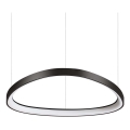 Ideal Lux - Светодиодная подвесная люстра с регулированием яркости GEMINI LED/48W/230V диаметр 61 см CRI 90 черный