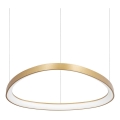 Ideal Lux - Светодиодная подвесная люстра с регулированием яркости GEMINI LED/48W/230V диаметр 61 см CRI 90 золотистый