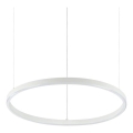 Ideal Lux - Светодиодная подвесная люстра с регулированием яркости ORACLE SLIM LED/28W/230V 4000K диаметр 50 см CRI 90 белый