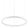 Ideal Lux - Светодиодная подвесная люстра с регулированием яркости ORACLE SLIM LED/28W/230V 4000K диаметр 50 см CRI 90 белый