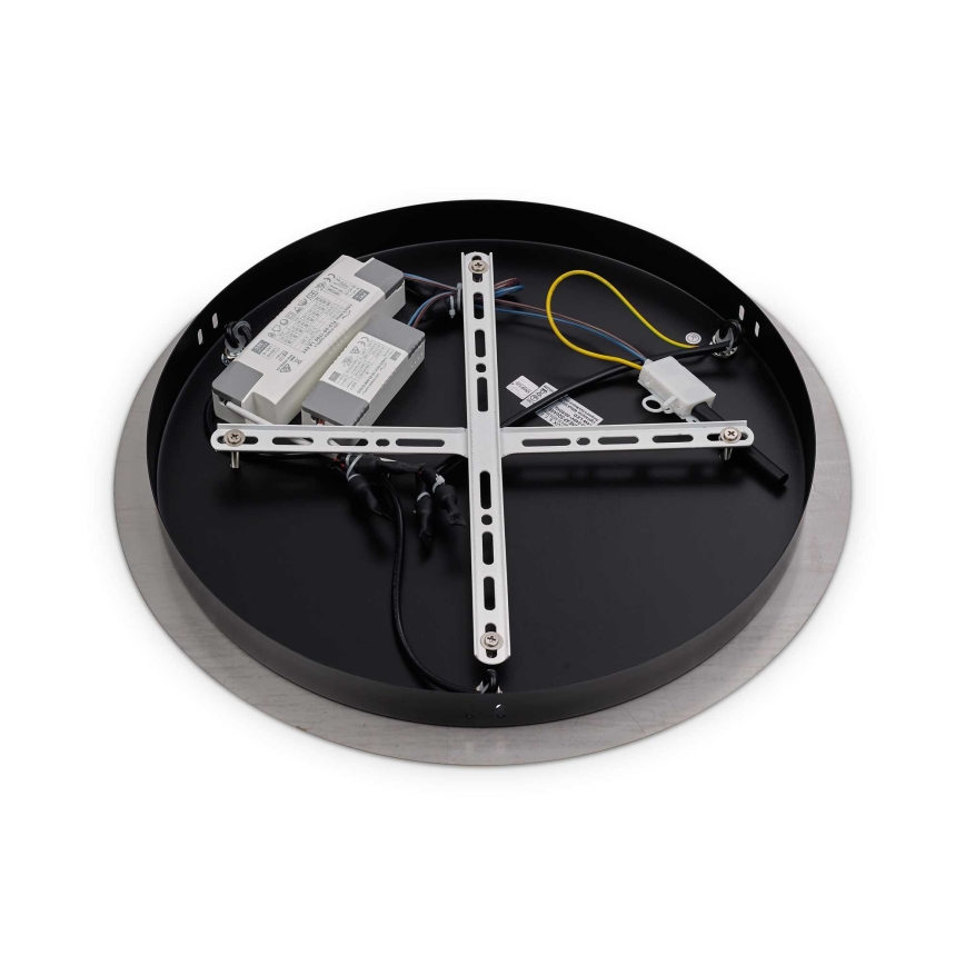 Ideal Lux - Светодиодная подвесная люстра UMILE LED/55W/230V диаметр 60 см CRI 90 латунь/белый