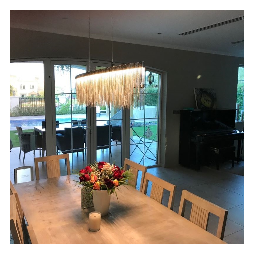 Ideal Lux - Светодиодная подвесная люстра VERSUS LED/43,2W/230V
