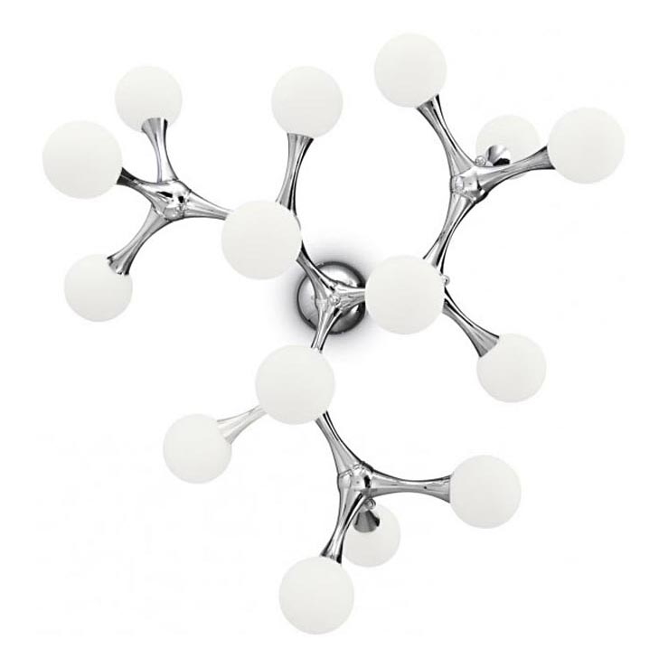 Ideal Lux - Светодиодная припотолочная люстра NODINO 15xG9/15W/230V белый