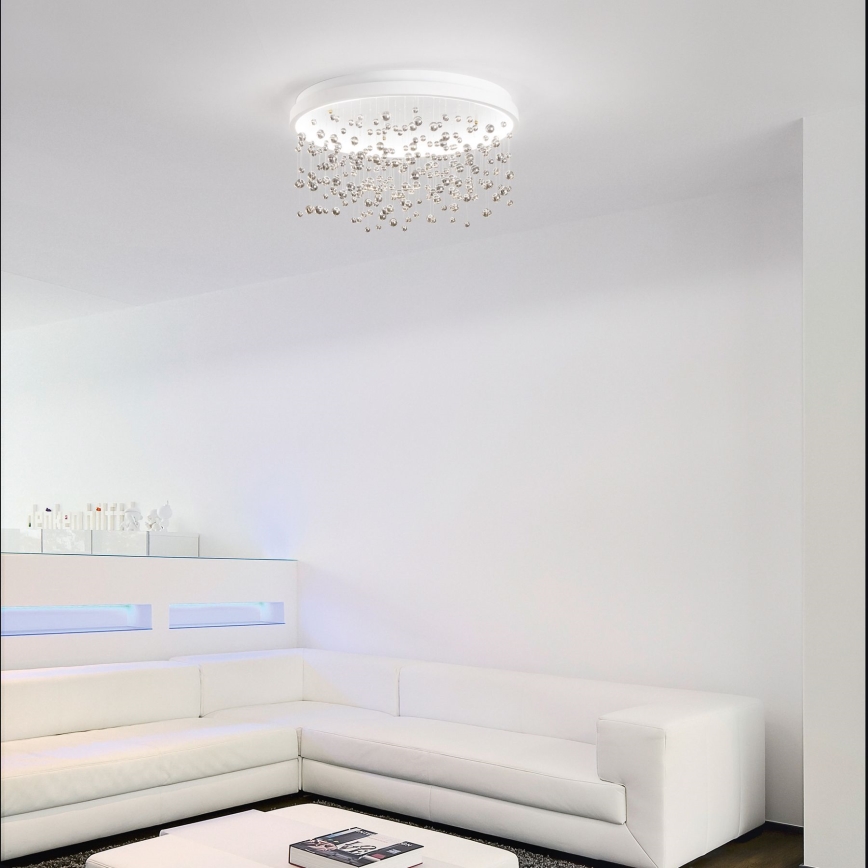 Ideal Lux - Светодиодная припотолочная люстра с регулированием яркости ARMONY LED/70W/230V CRI 90 диаметр 75 см белый