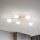Ideal Lux - Светодиодная припотолочная люстра HERMES 5xG9/3W/230V диаметр 90 см золотистый
