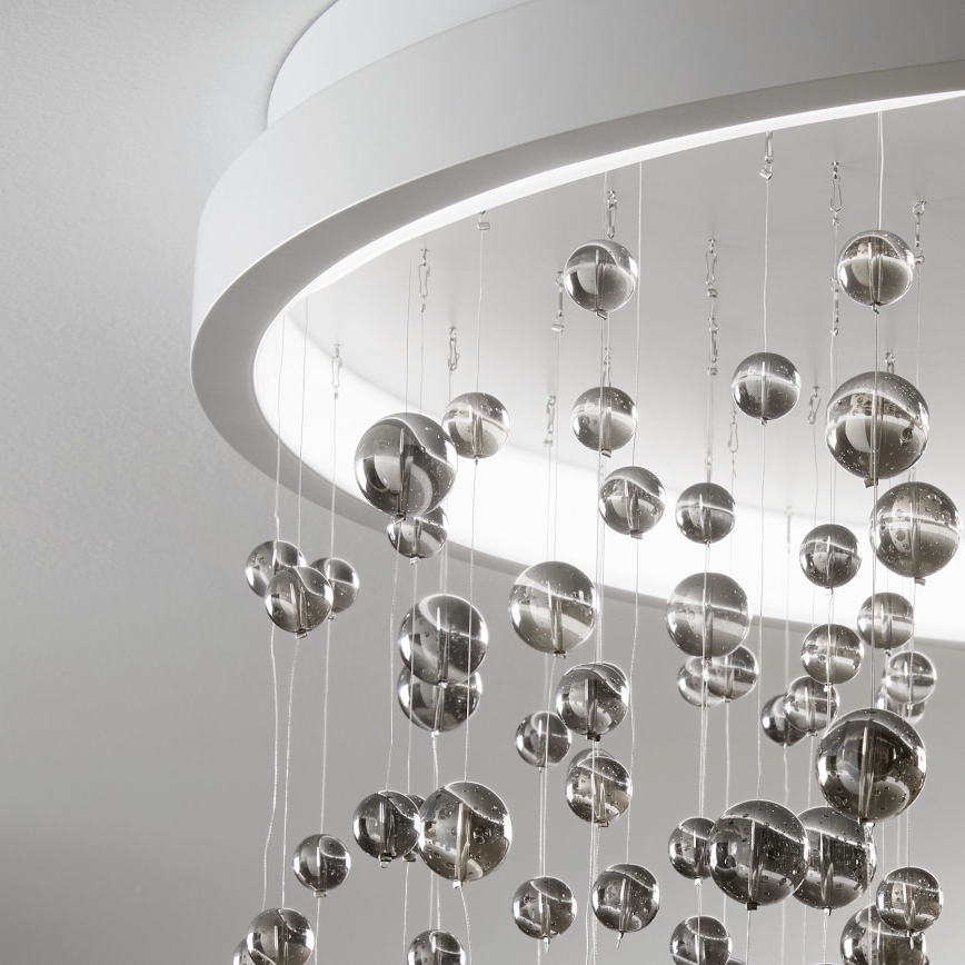 Ideal Lux - Светодиодная припотолочная люстра с регулированием яркости ARMONY LED/70W/230V CRI 90 диаметр 75 см белый