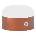 Ideal Lux - Светодиодная сенсорная настольная лампа с диммером MIGNON LED/5W/5V 1500 мАч диаметр 10 см CRI 90 медь