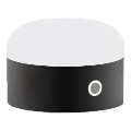 Ideal Lux - Светодиодная сенсорная настольная лампа с регулированием яркости MIGNON LED/5W/5V диаметр 10 см CRI 90 черный