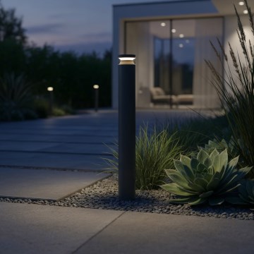 Ideal Lux - Светодиодная уличная лампа BOEING LED/14W/230V 100 см CRI 90 IP65 черный