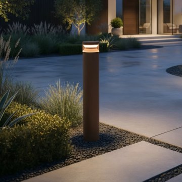 Ideal Lux - Светодиодная уличная лампа BOEING LED/14W/230V 100 см CRI 90 IP65 коричневый