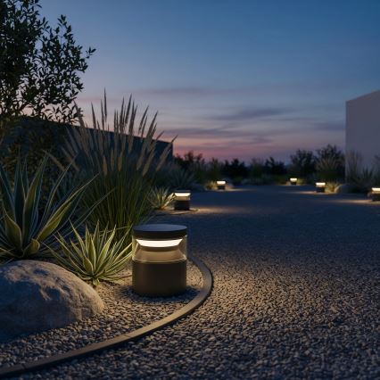 Ideal Lux - Светодиодная уличная лампа BOEING LED/14W/230V 15 см CRI 90 IP65 черный