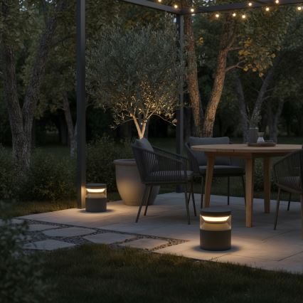 Ideal Lux - Светодиодная уличная лампа BOEING LED/14W/230V 15 см CRI 90 IP65 черный