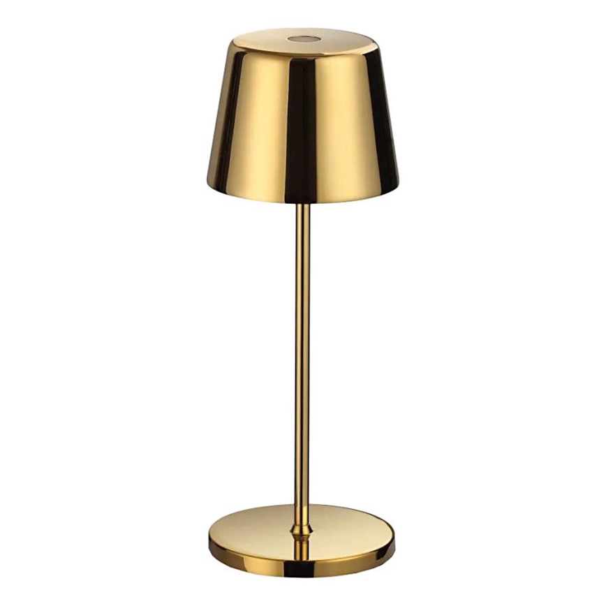 Ideal Lux - Светодиодная уличная сенсорная настольная лампа с регулированием яркости CUTE LED/2,5W/3,7V USB 2200-2700K IP65 золотистый
