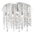 Ideal Lux - Светодиодный хрустальный потолочный светильник ROYAL 8xG9/3W/230V диаметр 40 см блестящий хром