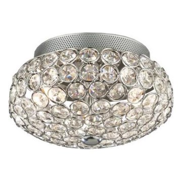 Ideal Lux - Светодиодный хрустальный потолочный светильник KING 3xG9/3W/230V диаметр 25,5 см блестящий хром