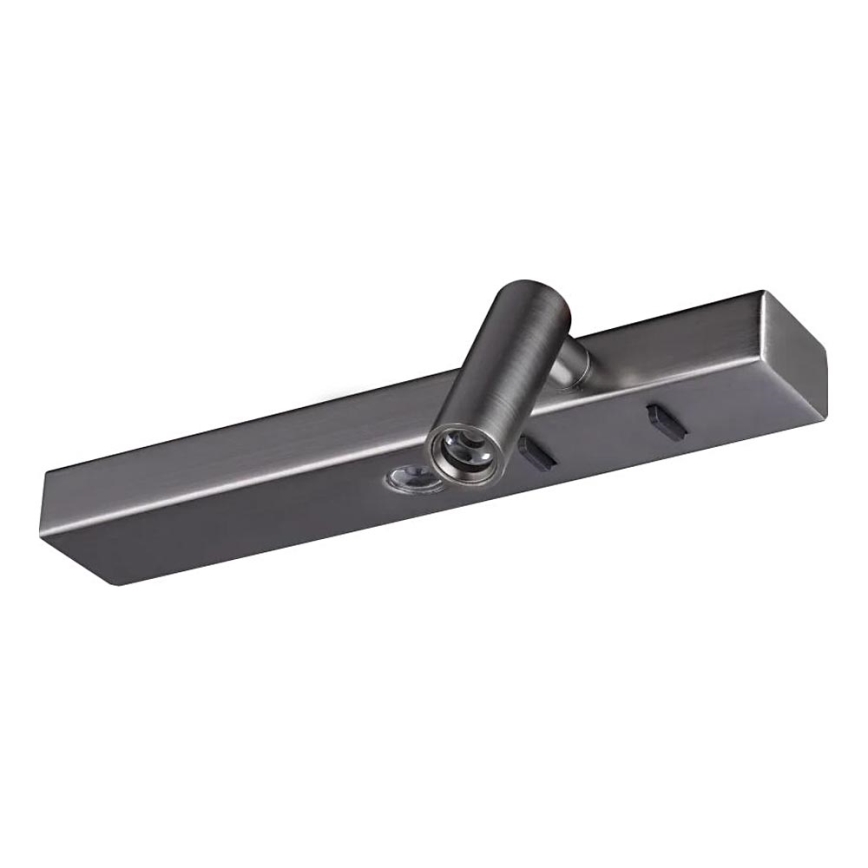 Ideal Lux - Светодиодный настенный светильник BONNE 2xLED/6,5W/230V CRI 90 блестящий хром